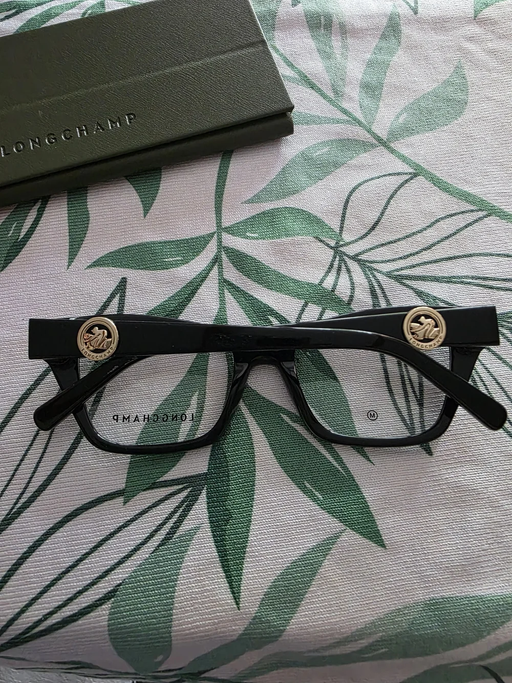 Longchamp LO2762 Black Eyeglasses 51-18-140 Gold Logo RX Frames NEW
